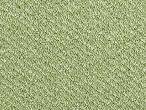 Rechteckige Draufsicht vom Vorwerk Telma Teppichboden in grün – frischer Teppich für natürliche Wohnkonzepte